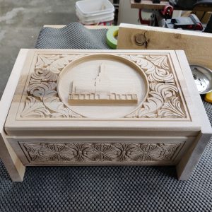 Small Personalized Temple Box, 13″ x 9½” x 5½”